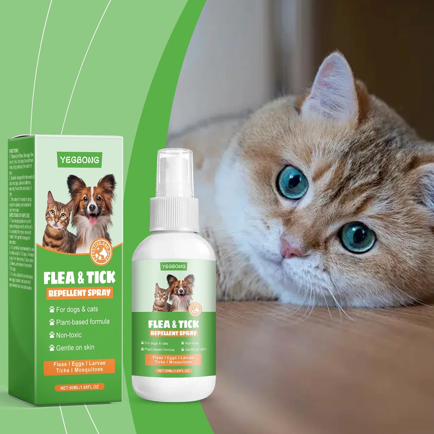 Pet Flea Tick Repellent Spray