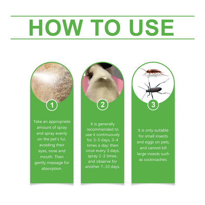 Pet Flea Tick Repellent Spray